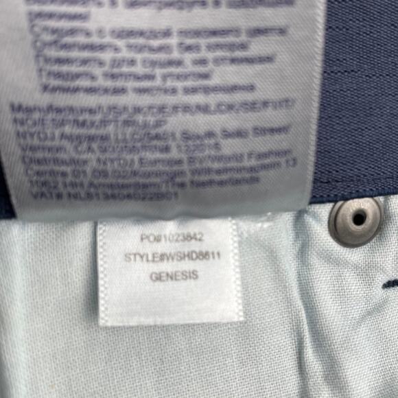 NYDJ Jeans 3X (24W/26W) Relaxed Kick Flare High Rise Ankle LiftTuck Blue Genesis - Picture 12 of 16